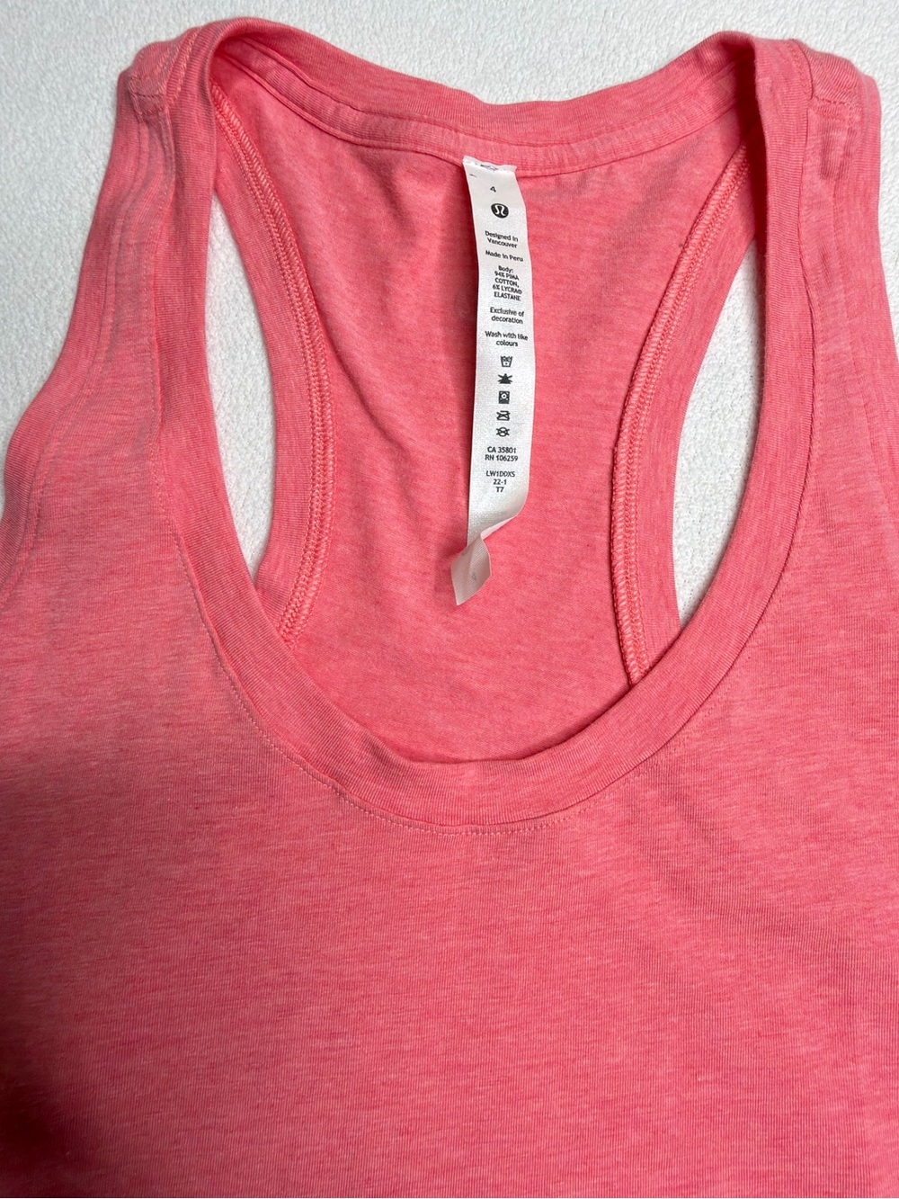 Lululemon Love Tank Top•Heathered Raspberry Cream - Picture 6 of 12